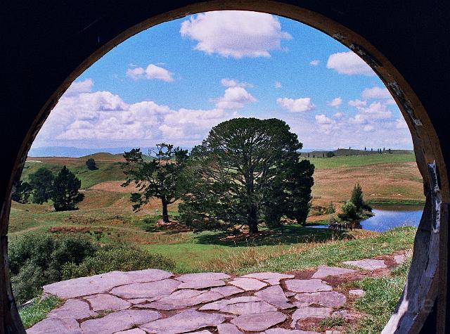 01-25a View from Bilbos door to the party tree.jpg